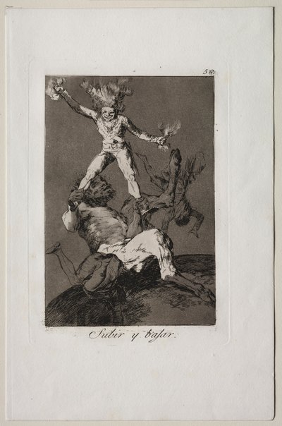 Caprichos: To Rise and to Fall by Francisco de Goya
