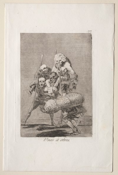Caprichos: What One Does to Another by Francisco de Goya