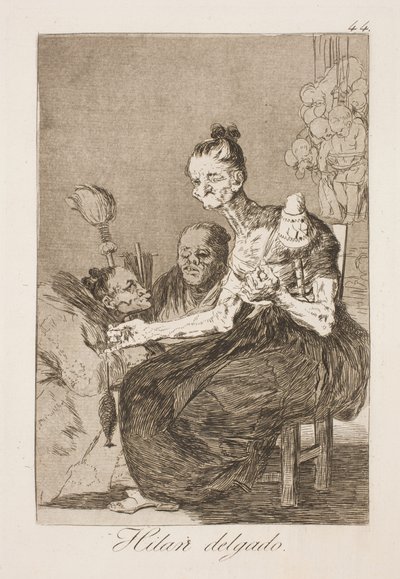 The Spinner Beautifully by Francisco de Goya