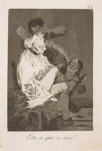 This is Called Reading by Francisco de Goya