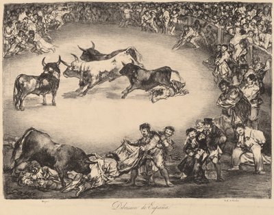 Spanish Entertainment by Francisco de Goya