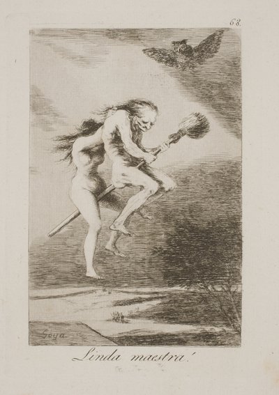 A Handsome Teacher by Francisco de Goya