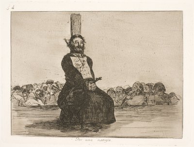 For the Sake of a Knife (34) by Francisco de Goya