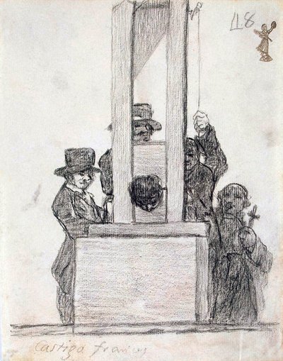 French Penalty by Francisco de Goya