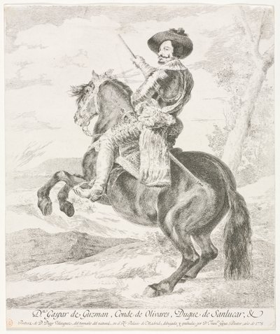 Gaspar de Guzman, 1778 by Francisco de Goya
