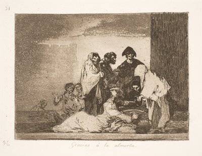 Thank God for the Millet Porridge (51) by Francisco de Goya