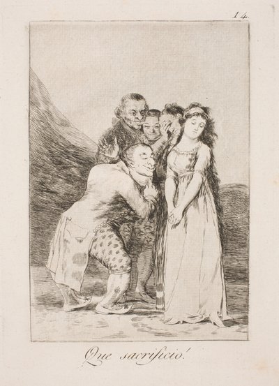 What Sacrifice by Francisco de Goya