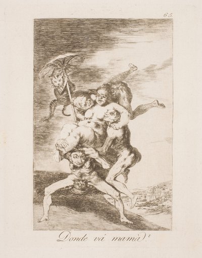 Where is Mother Going? by Francisco de Goya
