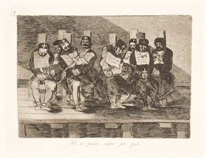 No One Knows Why (35) by Francisco de Goya
