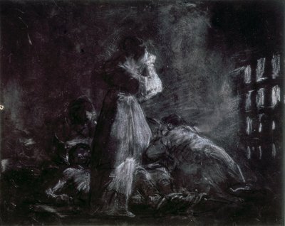 Interior of a Prison by Francisco de Goya