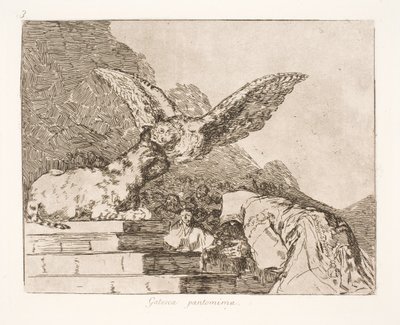 Cat Pantomime (73) by Francisco de Goya