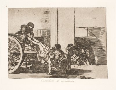 Taken by Cart to the Cemetery (64) by Francisco de Goya