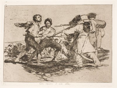 With or Without Ground (2) by Francisco de Goya