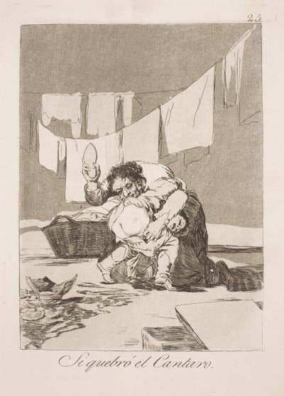 When One Has Broken the Jug by Francisco de Goya