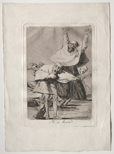 Ochenta Caprichos: It is Time by Francisco de Goya