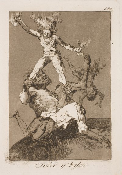 Up and Down by Francisco de Goya