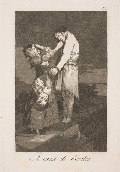 Hunting for Teeth by Francisco de Goya