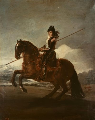 Picador on Horseback by Francisco de Goya