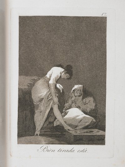 Plate from Los Caprichos by Francisco de Goya