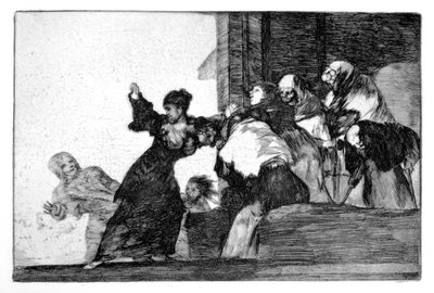 Riddle of the poor, 1819-1823 by Francisco de Goya