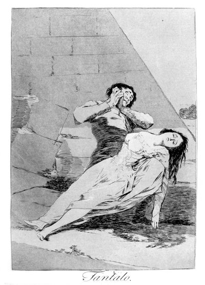 Tantalus by Francisco de Goya