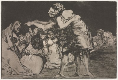 The Proverbs: Matrimonial Folly by Francisco de Goya