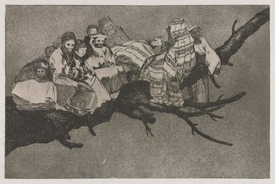 The Proverbs: Ridiculous Folly, 1864 by Francisco de Goya