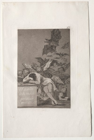 The Sleep of Reason Produces Monsters by Francisco de Goya