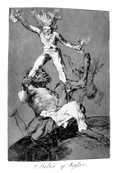 To Rise and to Fall by Francisco de Goya
