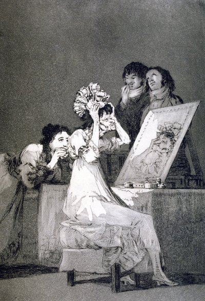 Until death by Francisco de Goya