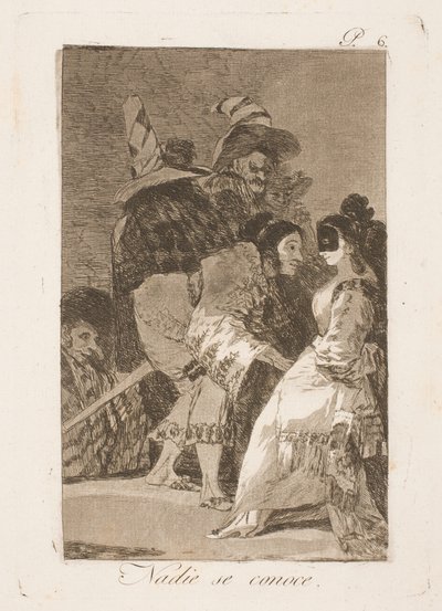 We Do Not Know Each Other by Francisco de Goya