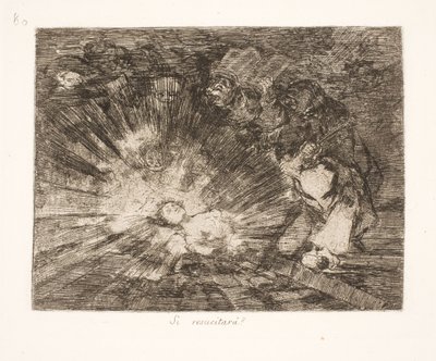 Will It Rise Again? (80) by Francisco de Goya