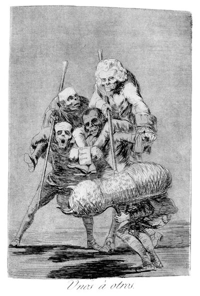What one does to another by Francisco de Goya