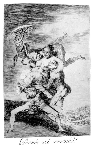 Where is Mother Going by Francisco de Goya