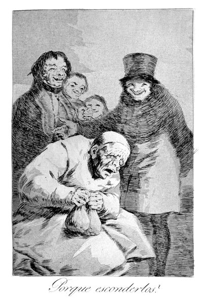 Why Hide Them!, 1799 by Francisco de Goya