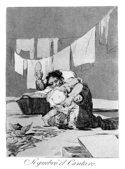 Yes, he broke the pot by Francisco de Goya