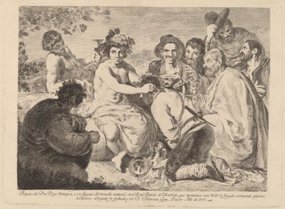Bacchus by Francisco de Goya after Diego Velázquez