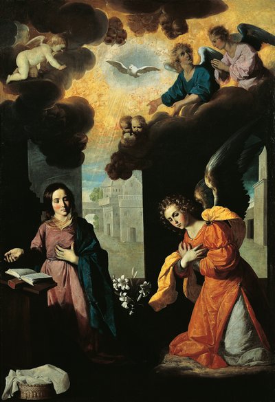 Annunciation by Francisco de Zurbaran