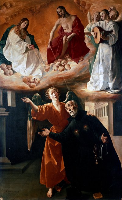The Vision of Blessed Alonso Rodriguez by Francisco de Zurbaran
