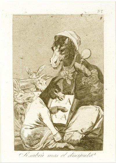 Might the Pupil Know More by Francisco de Goya