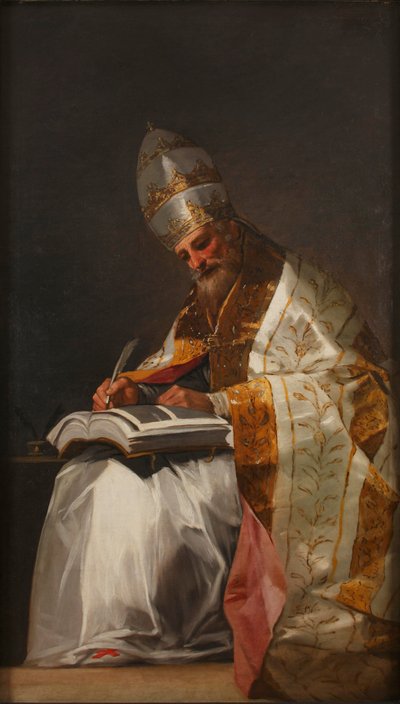 Saint Gregory the Great, Pope by Francisco de Goya