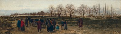 Funeral of a Pauper in Germany by Franciszek Streitt