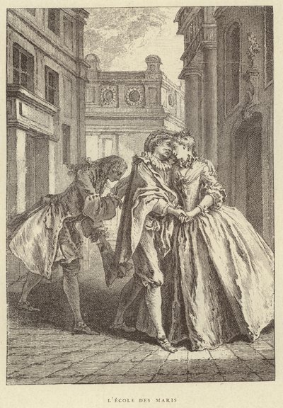 The School for Husbands by Francois (after) Boucher