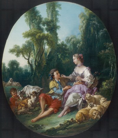 Are They Thinking about the Grape? by François Boucher