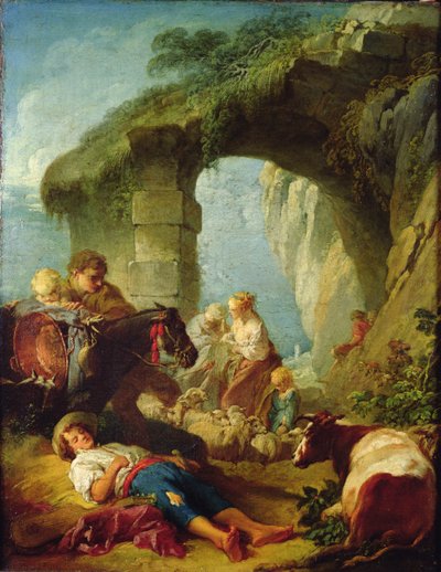 Pastoral Scene by François Boucher