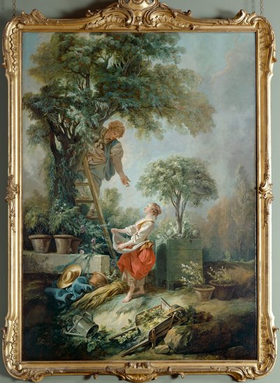 The cherry gatherers by François Boucher