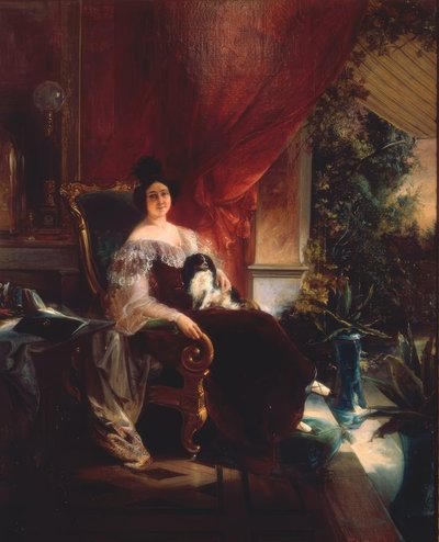 Madame de Gama-Machado by Francois Bouchot