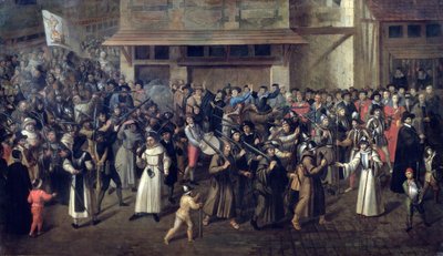 Procession of the Holy League by Francois Bunel