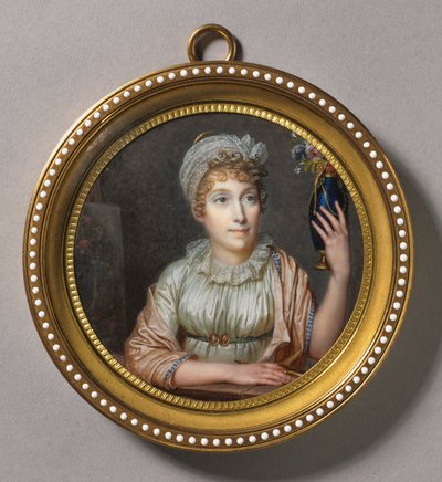 Portrait of Anne Vallayer-Coster by Francois Dumont