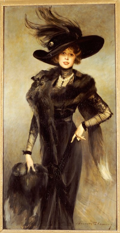 Fashionable Beauty by Francois Flameng